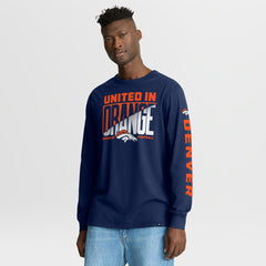 Denver Broncos Hometown Sweep Legacy Long Sleeve T-Shirt Navy - Fanatics