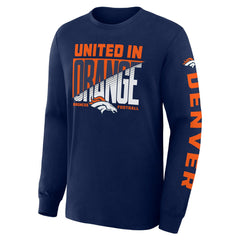 Denver Broncos Hometown Sweep Legacy Long Sleeve T-Shirt Navy - Fanatics