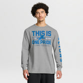 Detroit Lions Hometown Sweep Legacy Long Sleeve T-Shirt Heather Gray - Fanatics