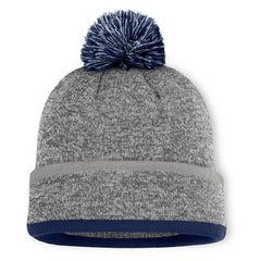 Dallas Cowboys Motion Cuffed Knit Hat with Pom Heather Gray - Fanatics