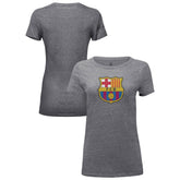 Barcelona 1863FC Women's Color Badge Tri-Blend T-Shirts - Heather Gray
