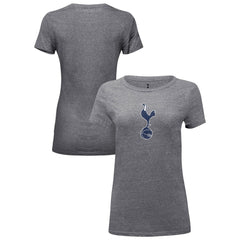 Tottenham Hotspur 1863FC Women's Color Badge Tri-Blend T-Shirts - Heather Gray