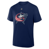 Zach Werenski Columbus Blue Jackets - Fanatics Authentic Stack Name & Number T-Shirt Navy