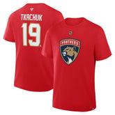 Matthew Tkachuk Florida Panthers - Fanatics Authentic Stack Name & Number T-Shirt Red