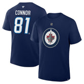 Kyle Connor Winnipeg Jets - Fanatics Authentic Stack Name & Number T-Shirt Navy