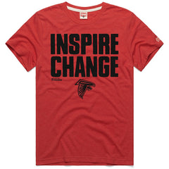 Atlanta Falcons Homage Unisex 2024 Inspire Change Tri-Blend T-Shirt Red - NFL