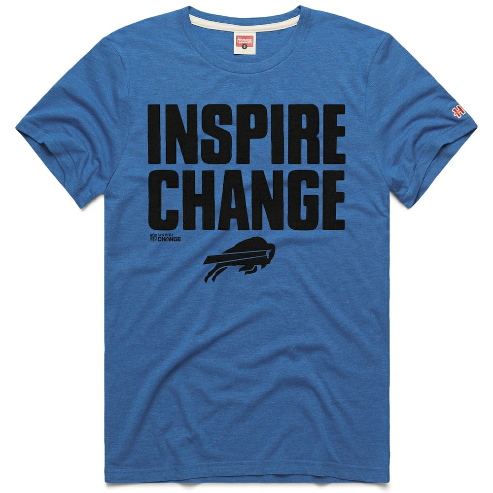 Buffalo Bills Homage Unisex 2024 Inspire Change Tri-Blend T-Shirt Royal - NFL