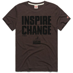 Cleveland Browns Homage Unisex 2024 Inspire Change Tri-Blend T-Shirt Brown - NFL
