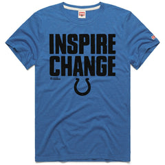 Indianapolis Colts Homage Unisex 2024 Inspire Change Tri-Blend T-Shirt Royal - NFL