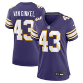 Andrew Van Ginkel Minnesota Vikings Women's Alternate Game Jersey Purple - Nike