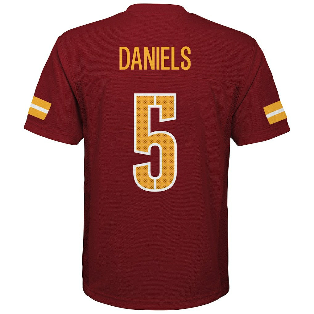 Jayden Daniels Washington Commanders Youth Replica Player Jersey - Burgundy on sale | NFL Jerseys