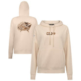 Columbus Blue Jackets - Levelwear Women's Desert Camo Adorn Battalion Pullover Hoodie Khaki