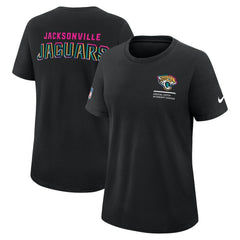 Jacksonville Jaguars Women's 2025 NFL Crucial Catch Tri-Blend Dri-FIT T-Shirt Black - Nike