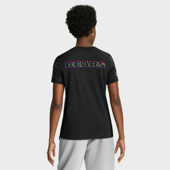 Chicago Bears Women's 2025 NFL Crucial Catch Tri-Blend Dri-FIT T-Shirt Black - Nike
