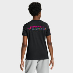 Houston Texans Women's 2025 NFL Crucial Catch Tri-Blend Dri-FIT T-Shirt Black - Nike