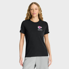 Kansas City Chiefs Women's 2025 NFL Crucial Catch Tri-Blend Dri-FIT T-Shirt Black - Nike