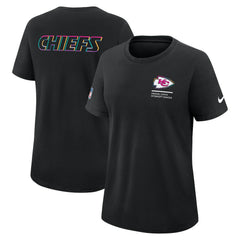 Kansas City Chiefs Women's 2025 NFL Crucial Catch Tri-Blend Dri-FIT T-Shirt Black - Nike