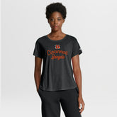 Cincinnati Bengals Women's Script Tri-Blend T-Shirt Black - Nike