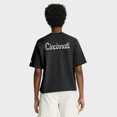 Cincinnati Bengals Women's Rewind Pocket Boxy T-Shirt Black - Nike