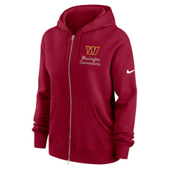 Washington Commanders Women's Phoenix Rewind Full-Zip Hoodie Burgundy - Nike