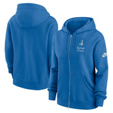 Detroit Lions Women's Phoenix Rewind Full-Zip Hoodie Blue - Nike