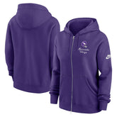 Minnesota Vikings Women's Phoenix Rewind Full-Zip Hoodie Purple - Nike