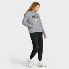 Pittsburgh Steelers Women's 1933 Sideline Standard Issue Dri-FIT Hoodie Gray - Nike