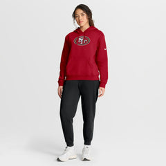 San Francisco 49ers Women's Club Fleece Hoodie Scarlet - Nike