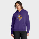 Minnesota Vikings Women's Club Fleece Hoodie Purple - Nike