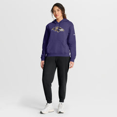 Baltimore Ravens Women's Club Fleece Hoodie Purple - Nike