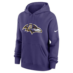 Baltimore Ravens Women's Club Fleece Hoodie Purple - Nike