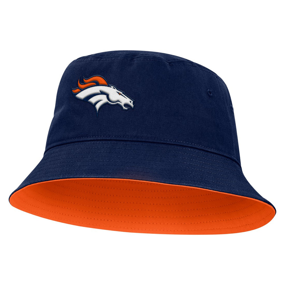 Denver Broncos Strong Side Bucket Hat Navy - Fanatics