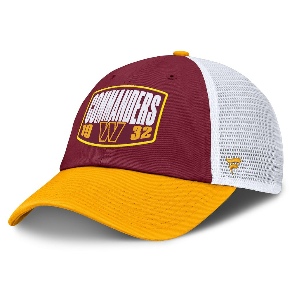 Washington Commanders Franchise Trucker Adjustable Hat Burgundy/Gold - Fanatics