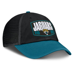 Jacksonville Jaguars Franchise Trucker Adjustable Hat Black/Teal - Fanatics