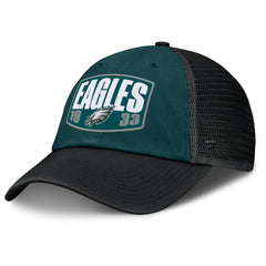 Philadelphia Eagles Franchise Trucker Adjustable Hat Midnight Green/Black - Fanatics