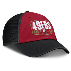 San Francisco 49ers Franchise Trucker Adjustable Hat Scarlet/Black - Fanatics