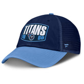 Tennessee Titans Franchise Trucker Adjustable Hat Navy/Light Blue - Fanatics
