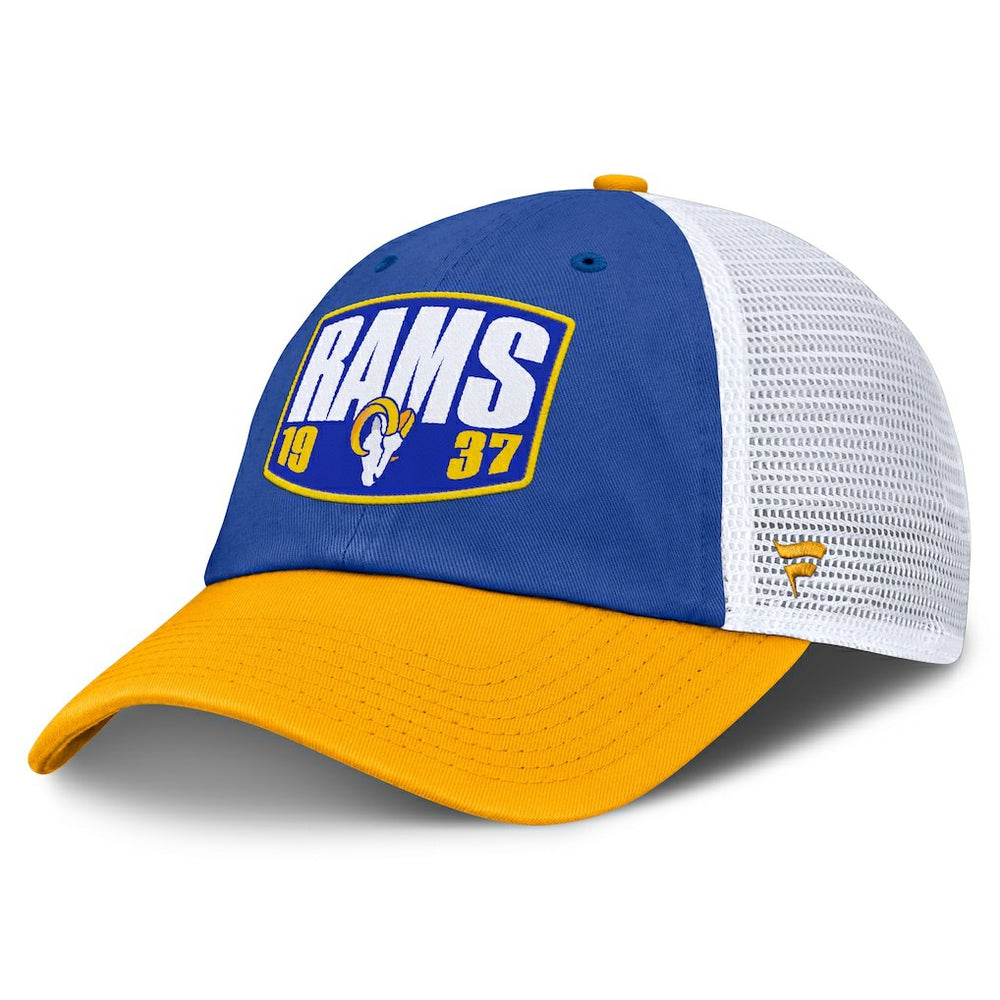 Los Angeles Rams Franchise Trucker Adjustable Hat Royal/Gold - Fanatics