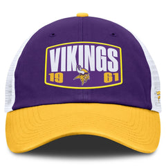 Minnesota Vikings Franchise Trucker Adjustable Hat Purple/Gold - Fanatics