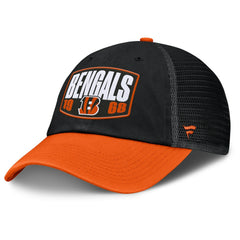 Cincinnati Bengals Franchise Trucker Adjustable Hat Black/Orange - Fanatics