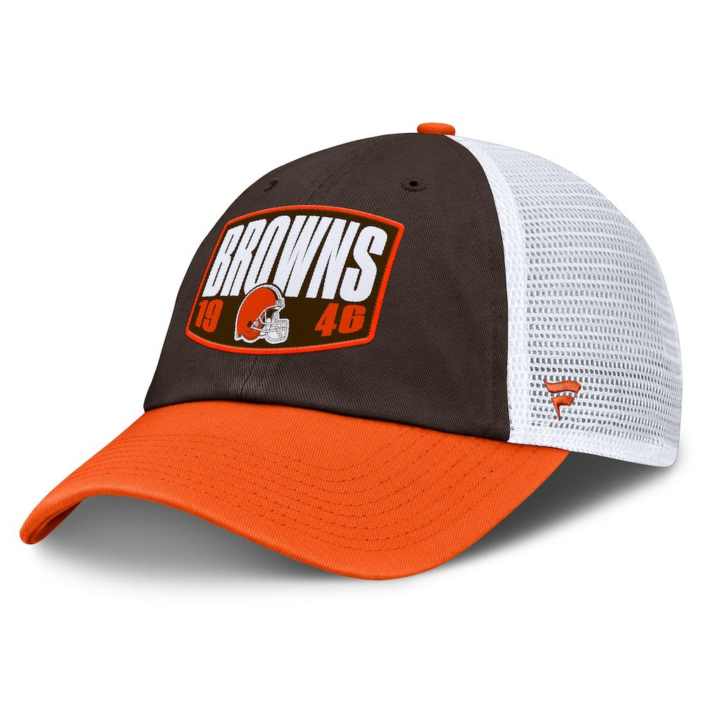 Cleveland Browns Franchise Trucker Adjustable Hat Brown/Orange - Fanatics