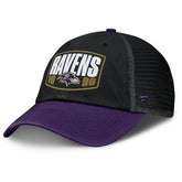 Baltimore Ravens Franchise Trucker Adjustable Hat Black/Purple - Fanatics