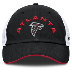Atlanta Falcons Reverse Trucker Adjustable Hat Black/White - Fanatics
