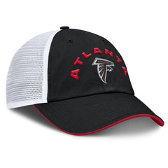 Atlanta Falcons Reverse Trucker Adjustable Hat Black/White - Fanatics