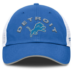 Detroit Lions Reverse Trucker Adjustable Hat Blue/White - Fanatics