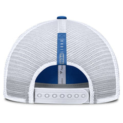 Detroit Lions Reverse Trucker Adjustable Hat Blue/White - Fanatics