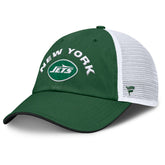 New York Jets Reverse Trucker Adjustable Hat Green/White - Fanatics