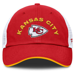 Kansas City Chiefs Reverse Trucker Adjustable Hat Red/White - Fanatics