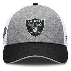 Las Vegas Raiders Option Trucker Adjustable Hat Gray/Black - Fanatics
