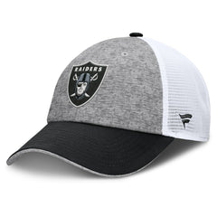 Las Vegas Raiders Option Trucker Adjustable Hat Gray/Black - Fanatics